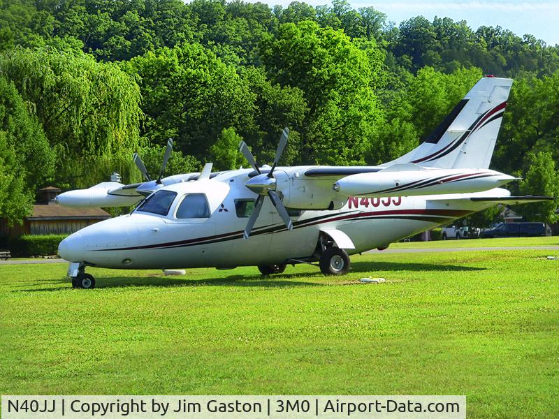 N40JJ, Mitsubishi MU-2B-26A C/N 383, MU2 Visits Gaston's Airport