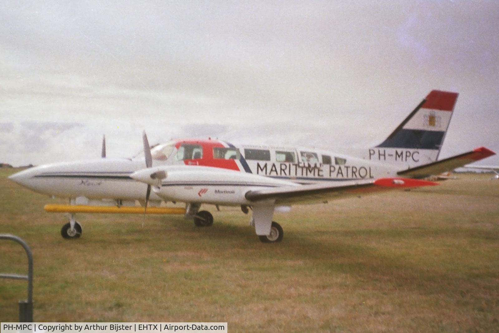 PH-MPC, 1982 Cessna 404 Titan C/N 404-0829, Taken at a airshow on texel in '87 or '88. It's not the best quality, but it is something.
