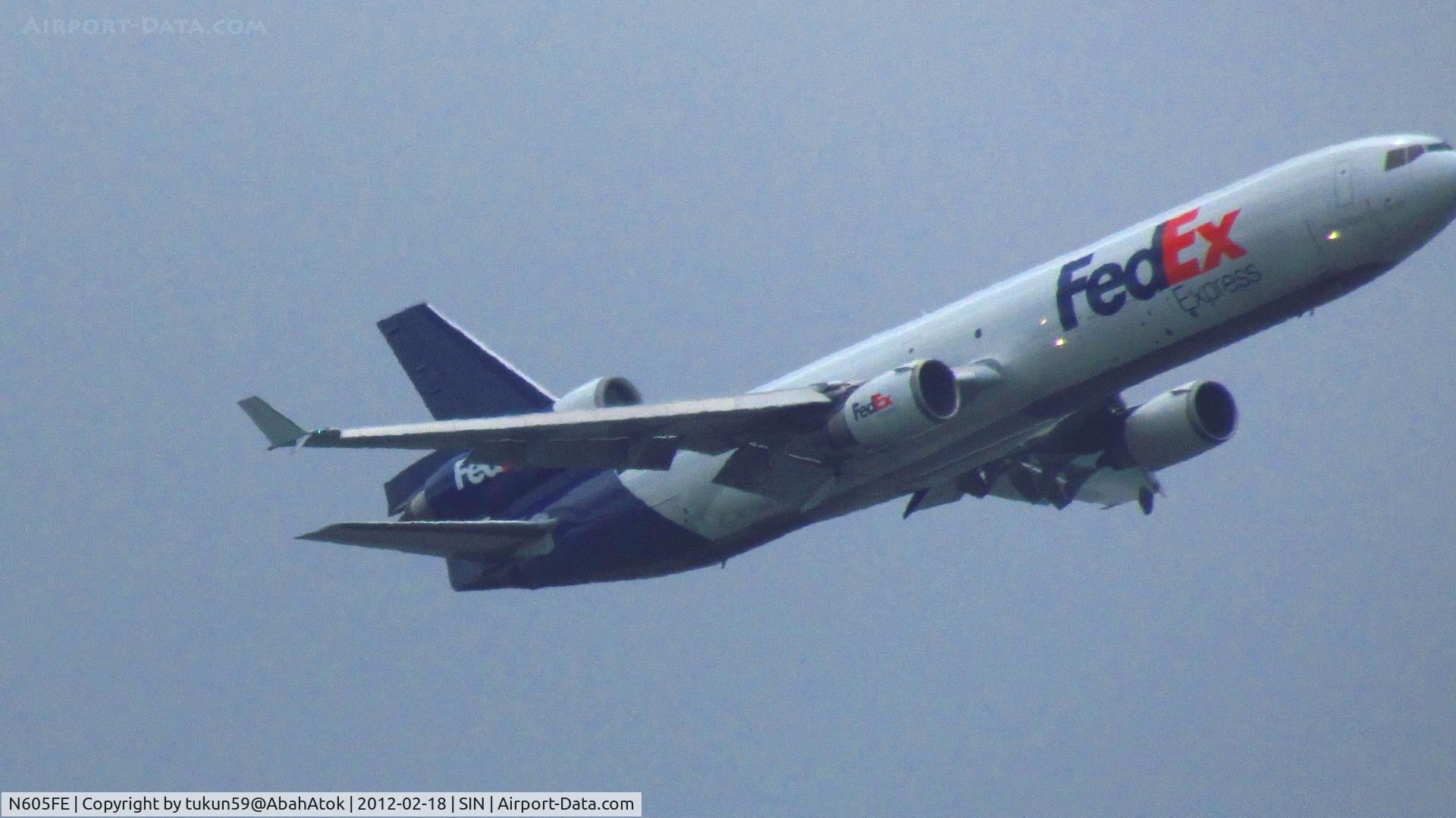 N605FE, 1992 McDonnell Douglas MD-11F C/N 48514, FedEx Express