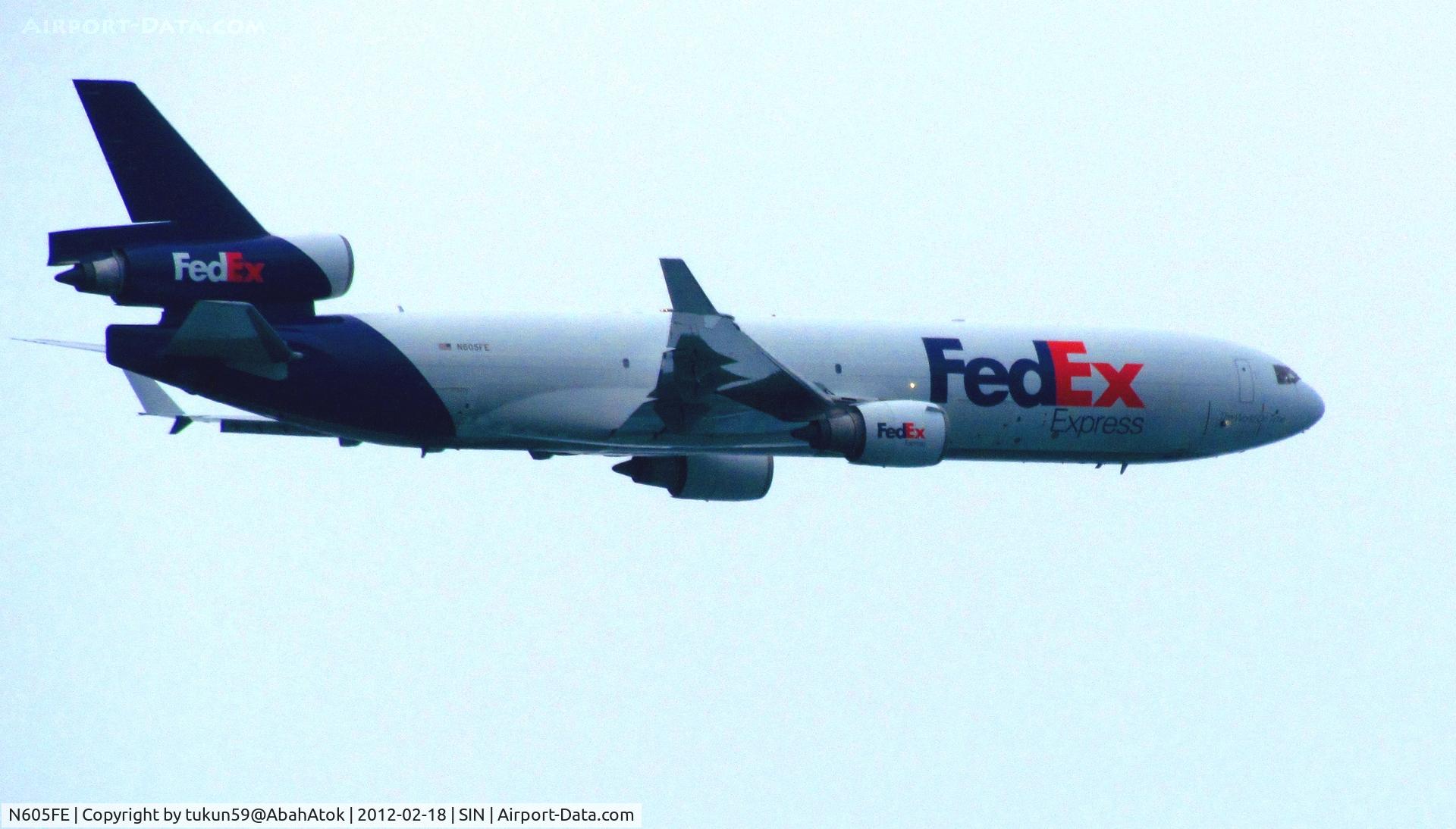 N605FE, 1992 McDonnell Douglas MD-11F C/N 48514, FedEx Express