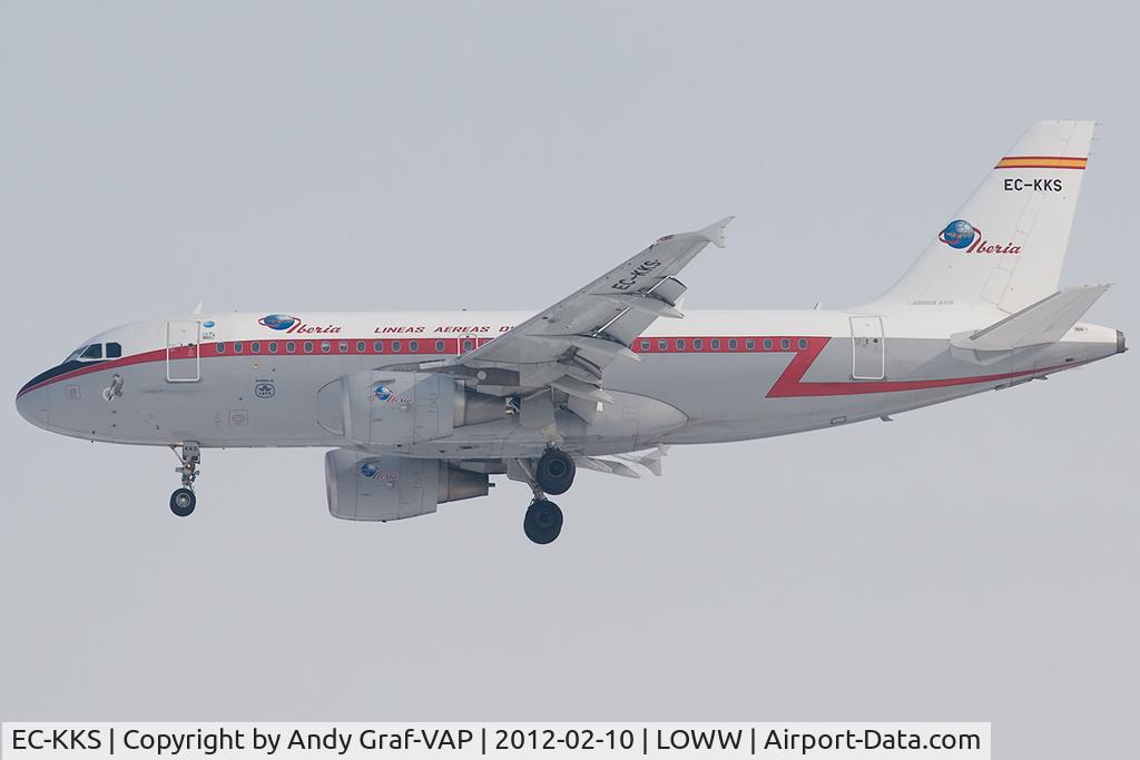 EC-KKS, 2007 Airbus A319-111 C/N 3320, Iberia A319