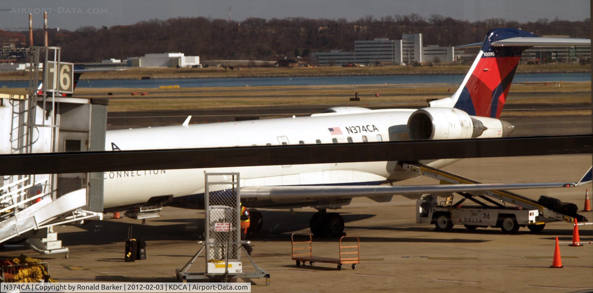 N374CA, 2003 Bombardier CRJ-701 (CL-600-2C10) Regional Jet C/N 10090, DCA, VA