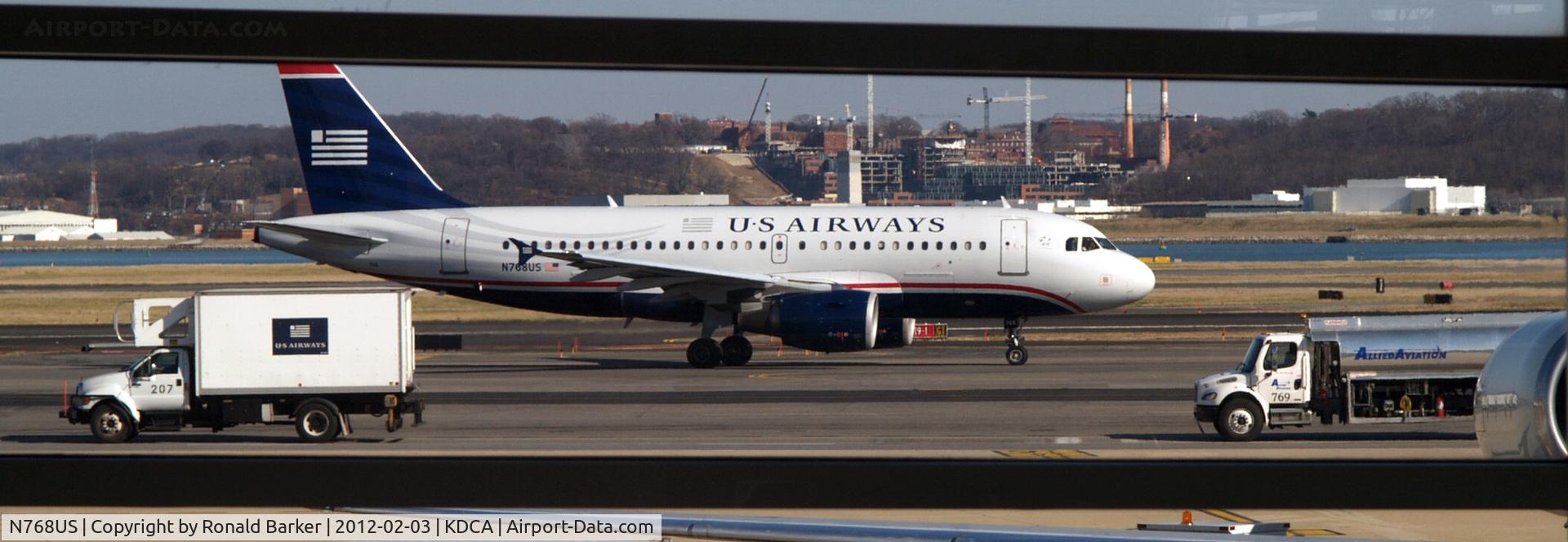 N768US, 2000 Airbus A319-112 C/N 1389, DCA, VA
