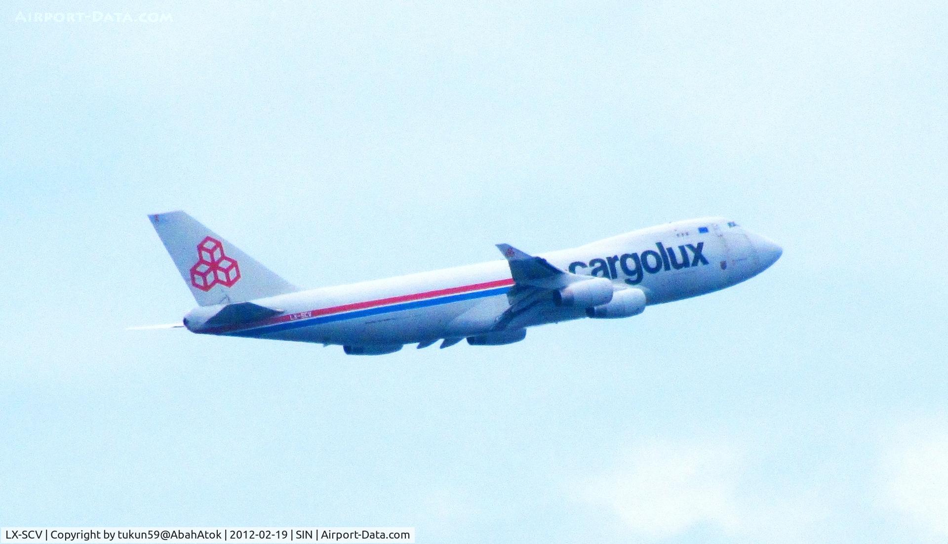 LX-SCV, 2001 Boeing 747-4R7F/SCD C/N 29733, Cargolux