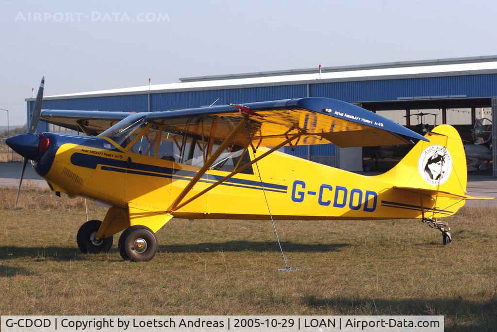 G-CDOD, 2005 Aviat A-1B Husky C/N 2292, nice visitor