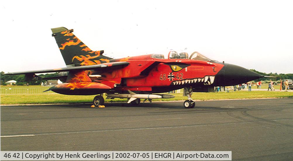 46 42, Panavia Tornado ECR C/N 866/GS275/4342, Dutch AF Open House. 

Spcl c/s