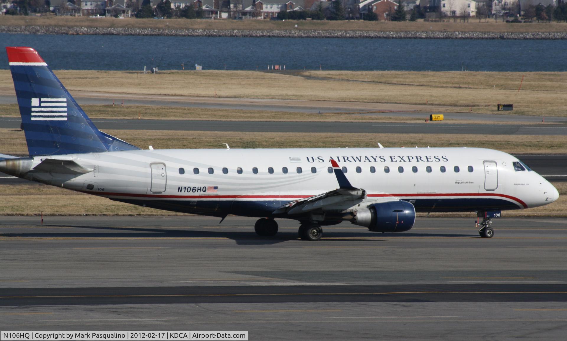N106HQ, 2007 Embraer 175LR (ERJ-170-200LR) C/N 17000164, ERJ170-200LR