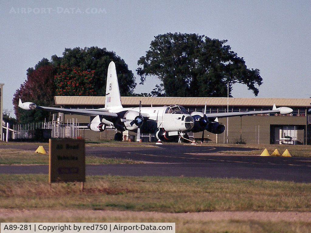 A89-281, Lockheed SP-2H Neptune C/N 726-7281, Photograph by Edwin van Opstal with permission. Scanned from a color print. This aircraft is now operated by the Historical Aircraft Restoration Society (HARS) in flying condition and appears at airshows such as Avalon.