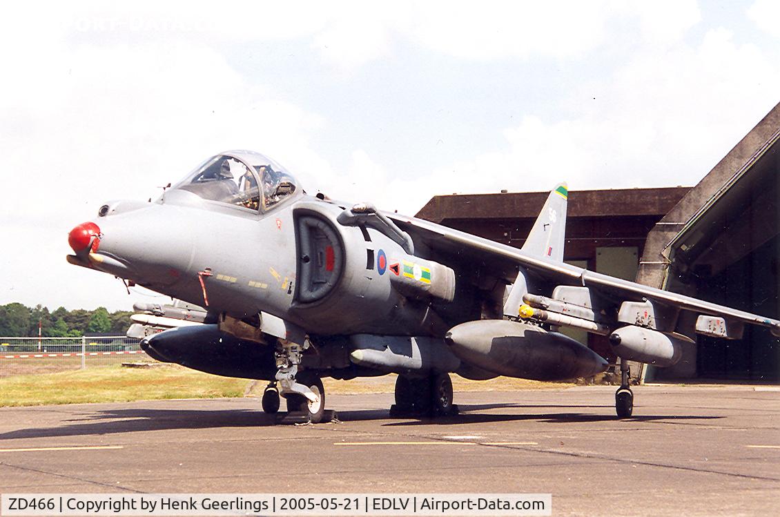 ZD466, 1989 British Aerospace Harrier GR.7 C/N P56, Air Show Niederrhein - Weeze Airport , 2005
