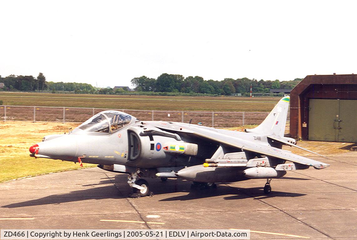 ZD466, 1989 British Aerospace Harrier GR.7 C/N P56, Niederrhein- Weeze Airport  Air Show , 2005