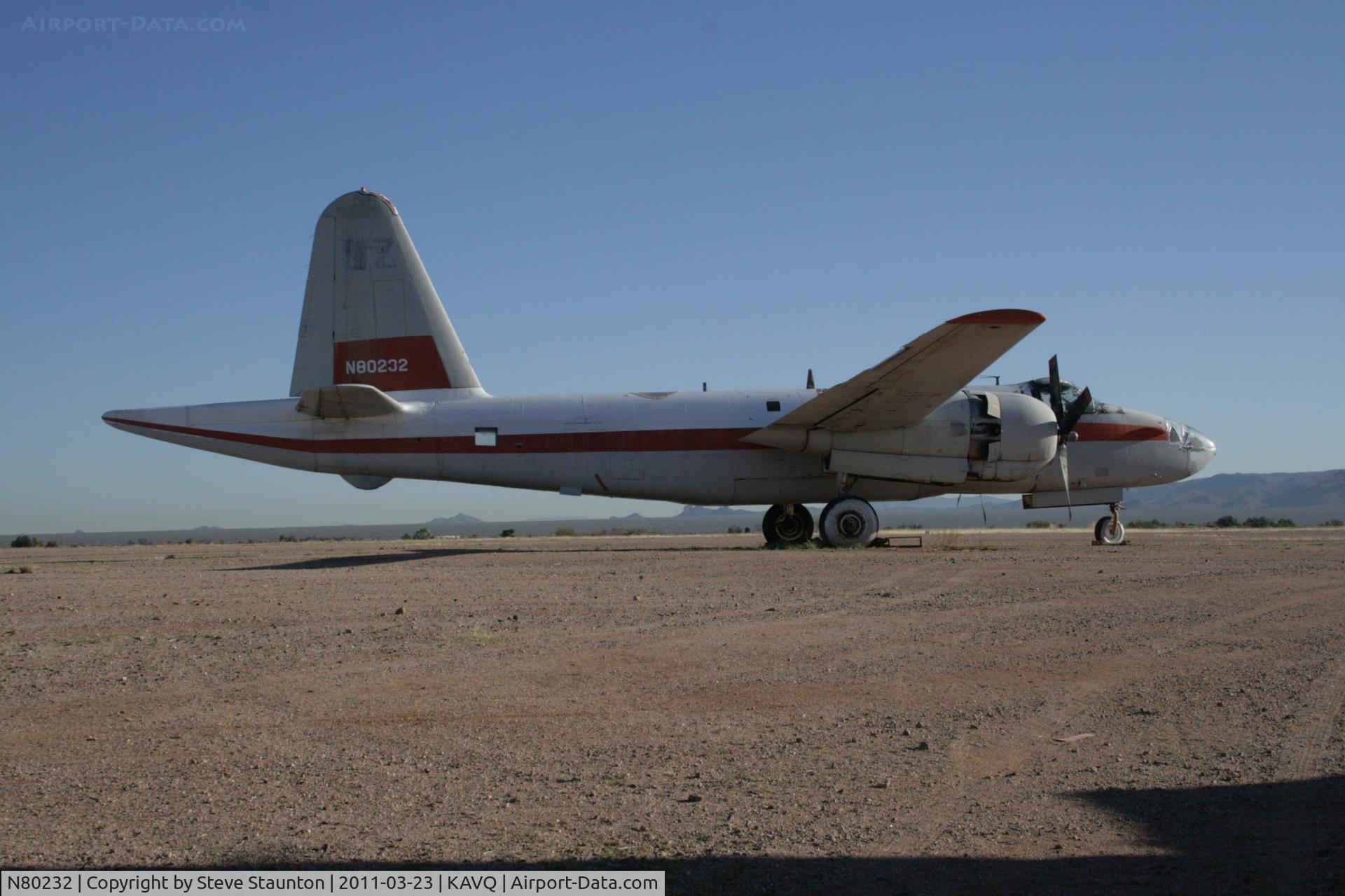 N80232, 1991 Lockheed SP-2H (P2V-7S) Neptune C/N 726-7198, Taken at Avra Valley Airport, in March 2011 whilst on an Aeroprint Aviation tour