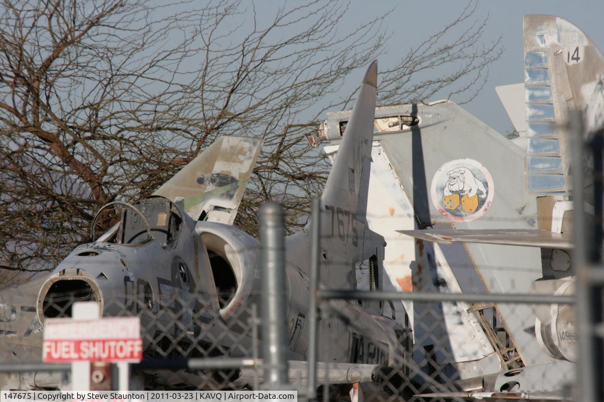 147675, Douglas A-4L Skyhawk C/N 12439, Taken at Avra Valley Airport, in March 2011 whilst on an Aeroprint Aviation tour