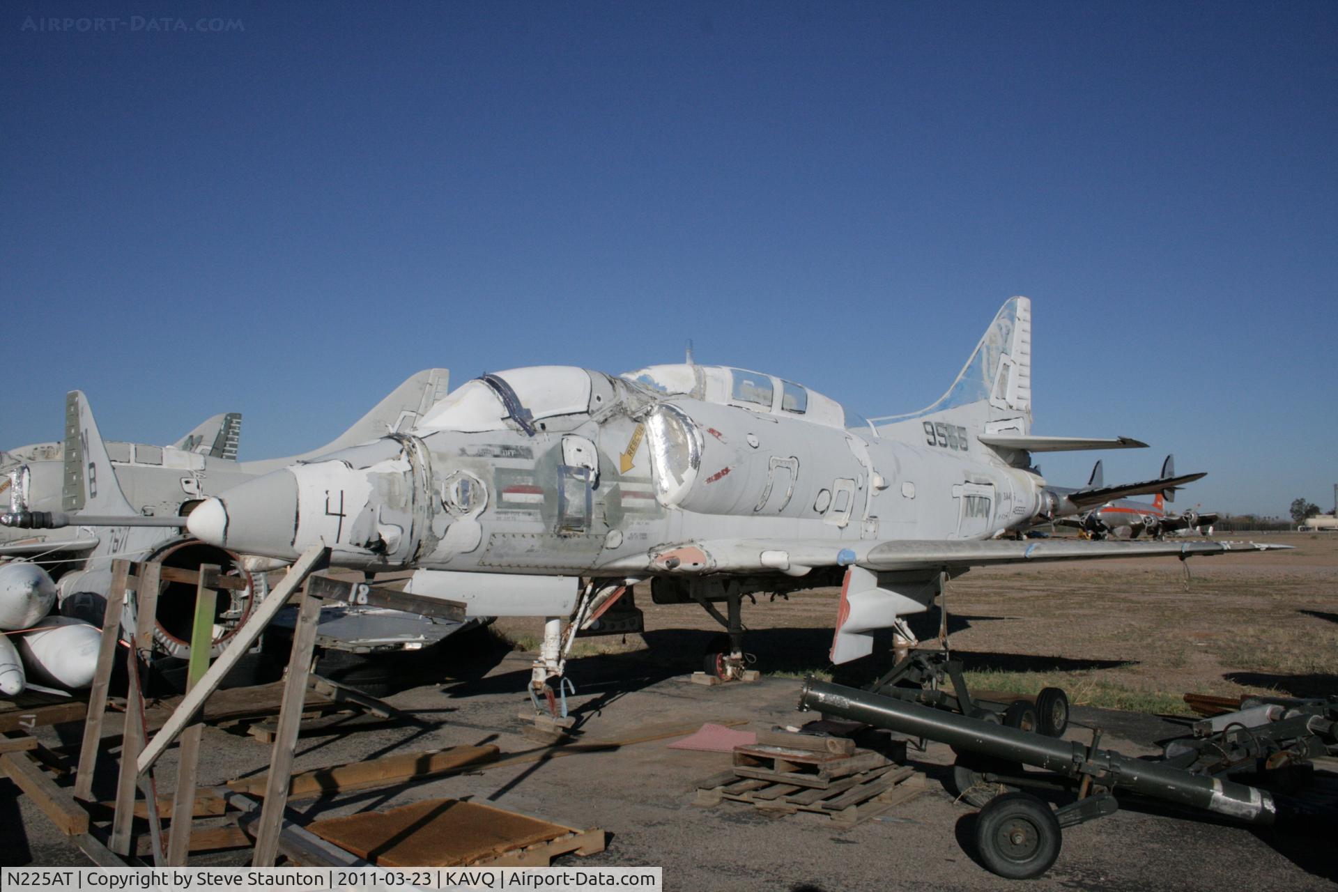 N225AT, Aviation Technologies Ltd McDonnell Douglas ATL-A4-L C/N ATL-149555, Taken at Avra Valley Airport, in March 2011 whilst on an Aeroprint Aviation tour