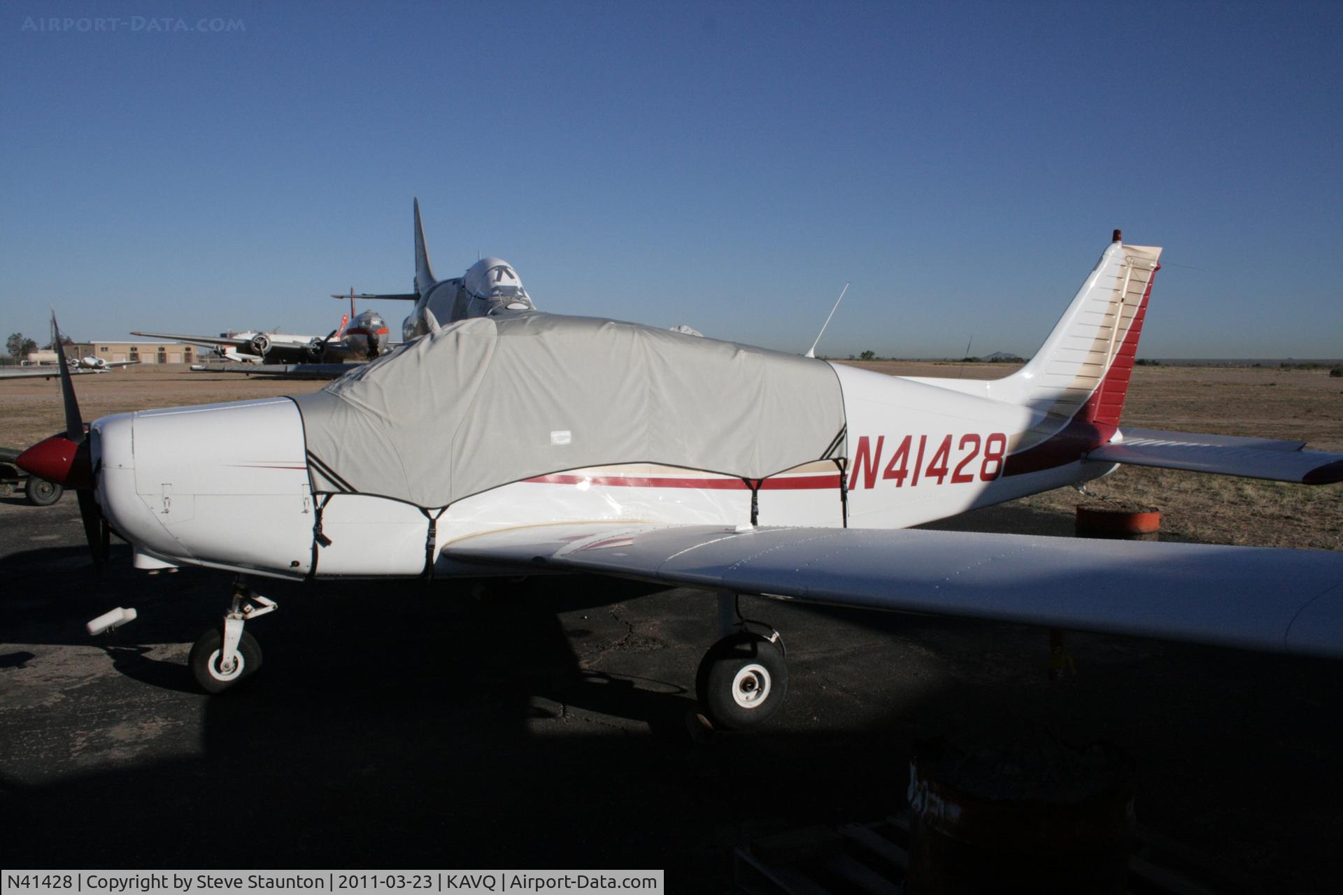 N41428, 1974 Piper PA-28-151 C/N 28-7415211, Taken at Avra Valley Airport, in March 2011 whilst on an Aeroprint Aviation tour