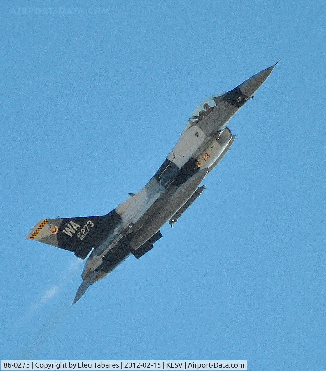 86-0273, 1986 General Dynamics F-16C Fighting Falcon C/N 5C-379, Taken over Nellis Air Force Base, Nevada.
