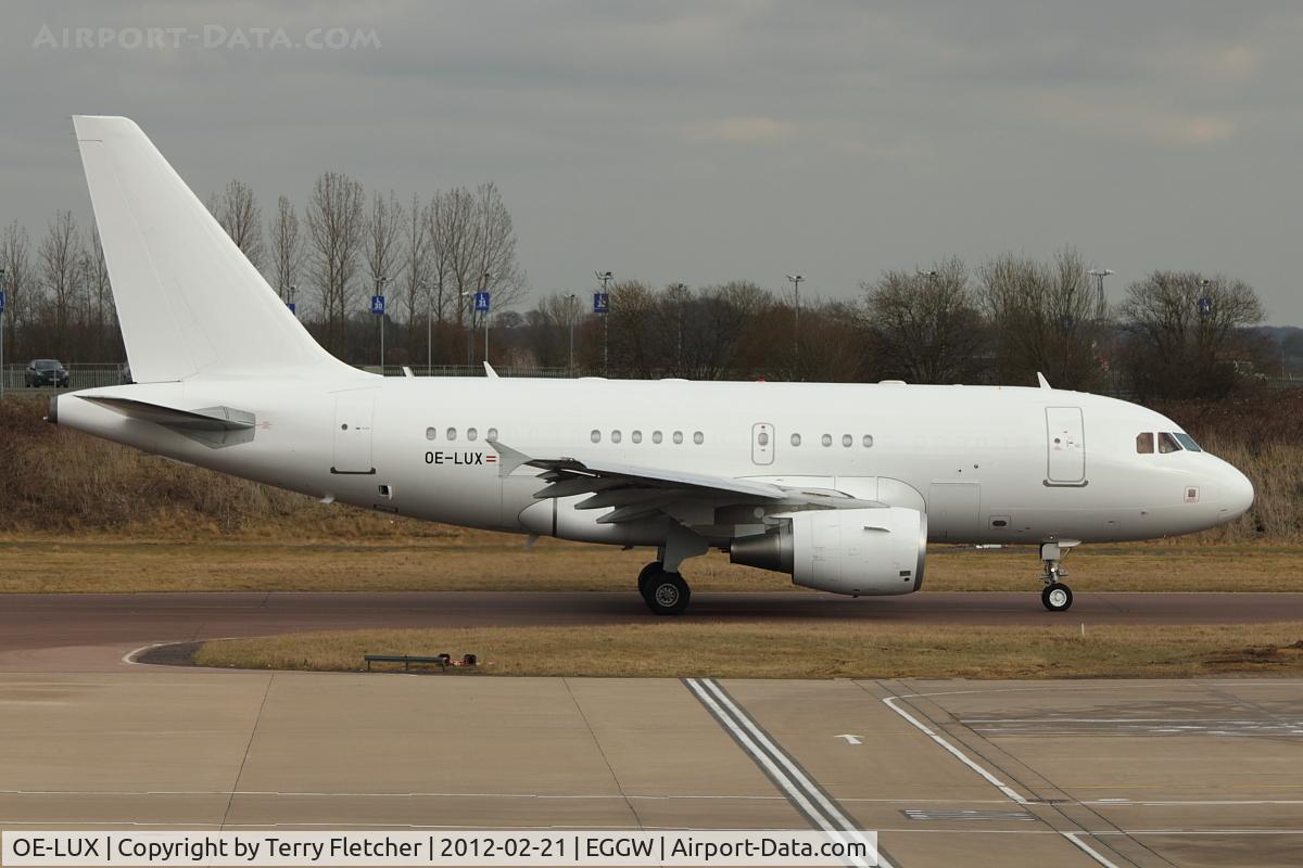 OE-LUX, 2010 Airbus A318-112CJ Elite C/N 4169, 2010 Airbus A318-112 CJ Elite, c/n: 4169 at Luton