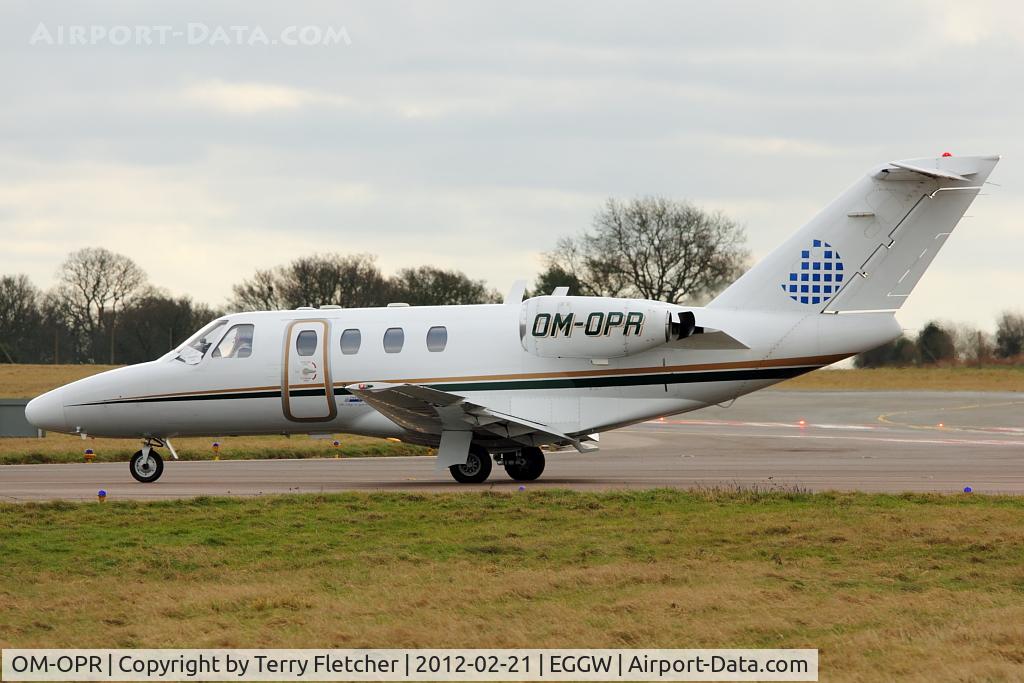 OM-OPR, 1995 Cessna 525 CitationJet C/N 525-0101, 1995 Cessna 525 CitationJet, c/n: 525-0101 Opera Jet at Luton