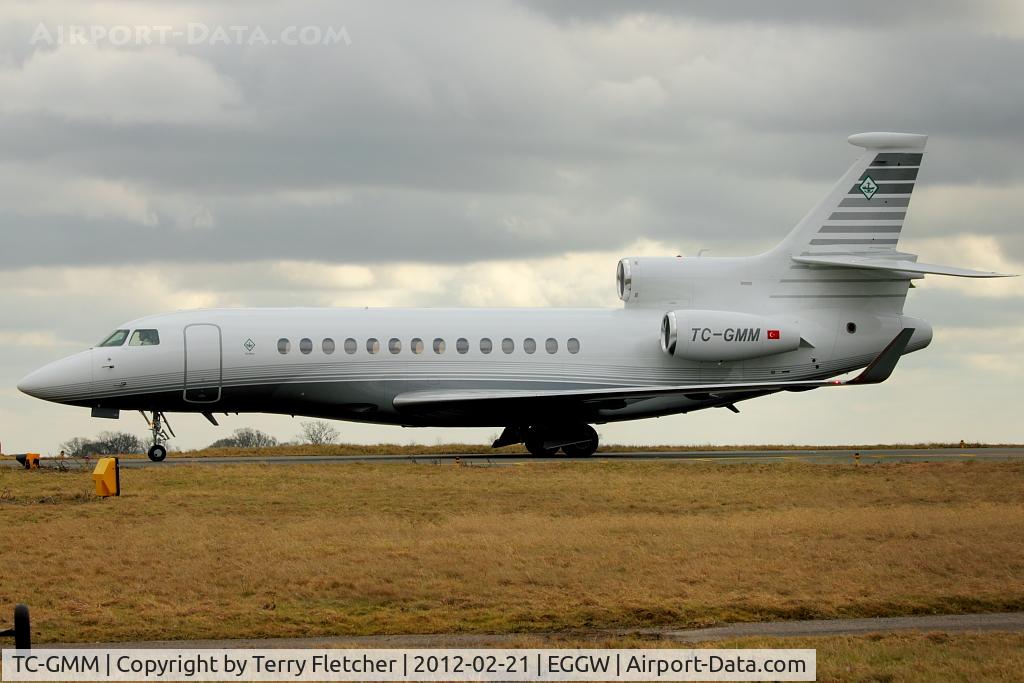 TC-GMM, 2010 Dassault Falcon 7X C/N 28, 2010 Dassault Falcon 7X, c/n: 28 at Luton