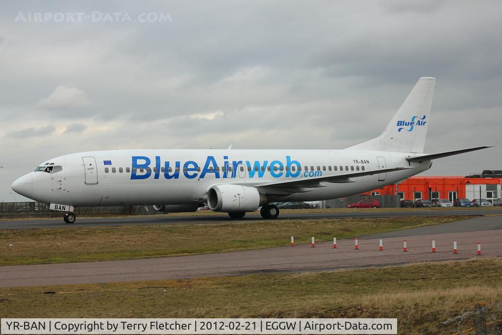 YR-BAN, 1994 Boeing 737-4Q8 C/N 26306, Blue Air Boeing 737-4Q8, c/n: 26306 (ex 4L-TGT)
in service at Luton