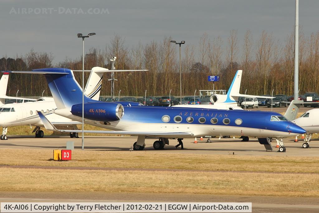 4K-AI06, 2010 Gulfstream Aerospace GV-SP (G550) C/N 5277, 2010 Gulfstream G550, c/n: 5277 at Luton