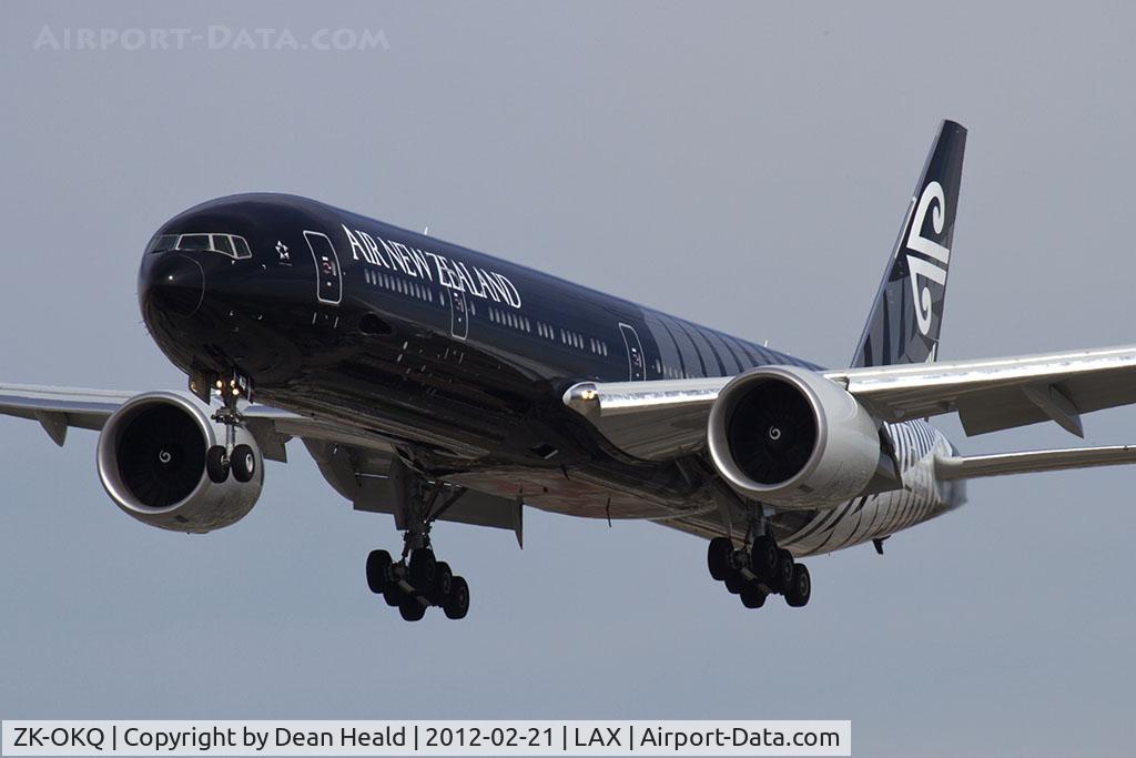 ZK-OKQ, 2011 Boeing 777-306/ER C/N 40689, Air New Zealand 