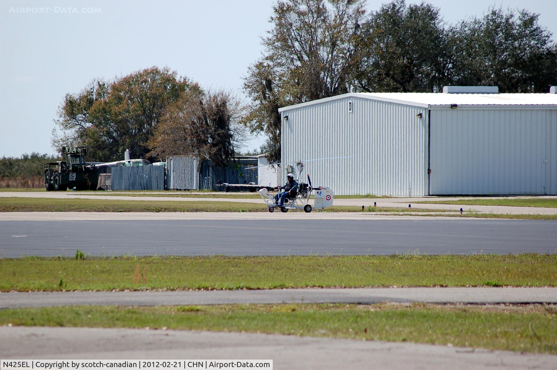 N425EL, Ken Brock KB-2 C/N C2552, Ramos Moquito Duatin, Ken Brock KB2 Gyrocopter N425EL at Wauchula Municipal Airport, Wauchula, FL