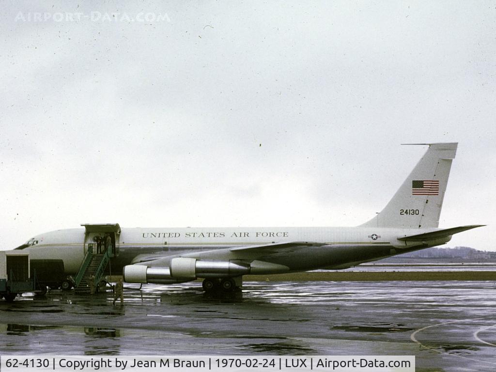 62-4130, 1962 Boeing VC-135B Stratolifter C/N 18470, Official visit to Luxembourg of Apollo XII crew, Conrad - Gordon - Bean