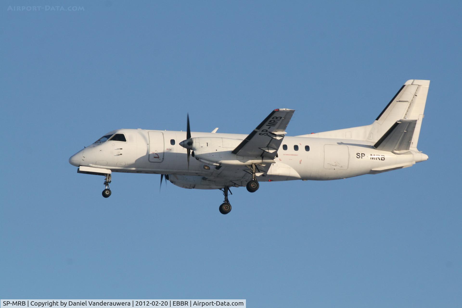 SP-MRB, 1987 Saab SF340A C/N 340A-100, Arrival of flight OL160 to RWY 25L