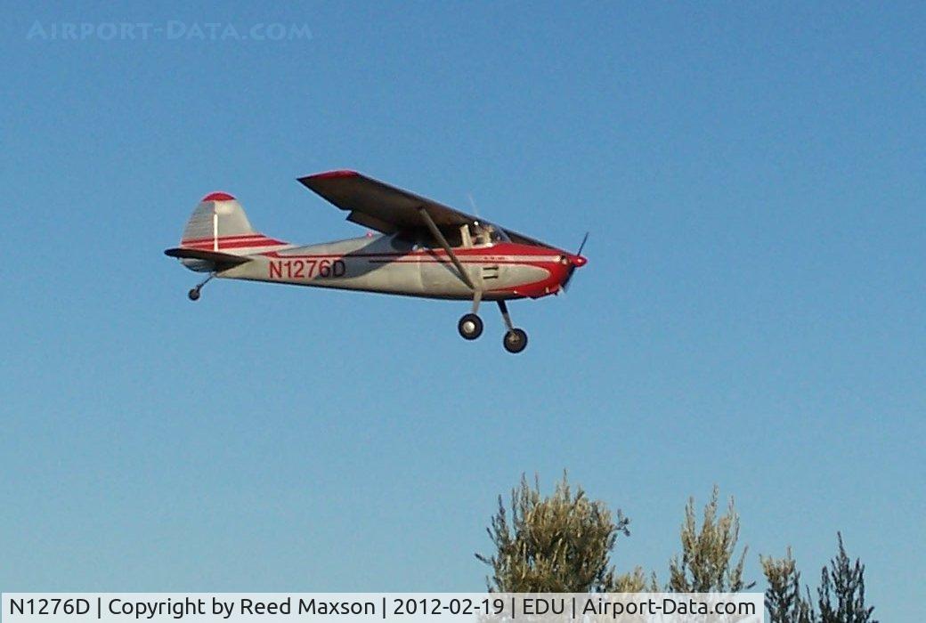 N1276D, 1951 Cessna 170A C/N 20124, On final, EDU