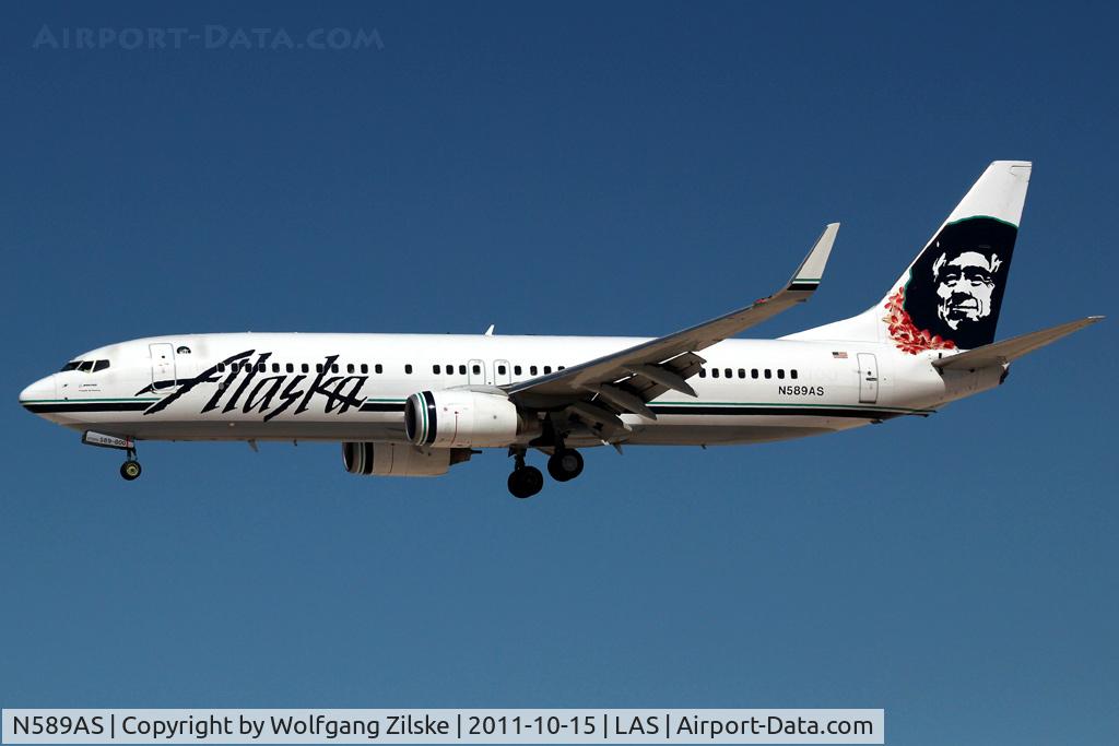 N589AS, 2007 Boeing 737-890 C/N 35686, visitor