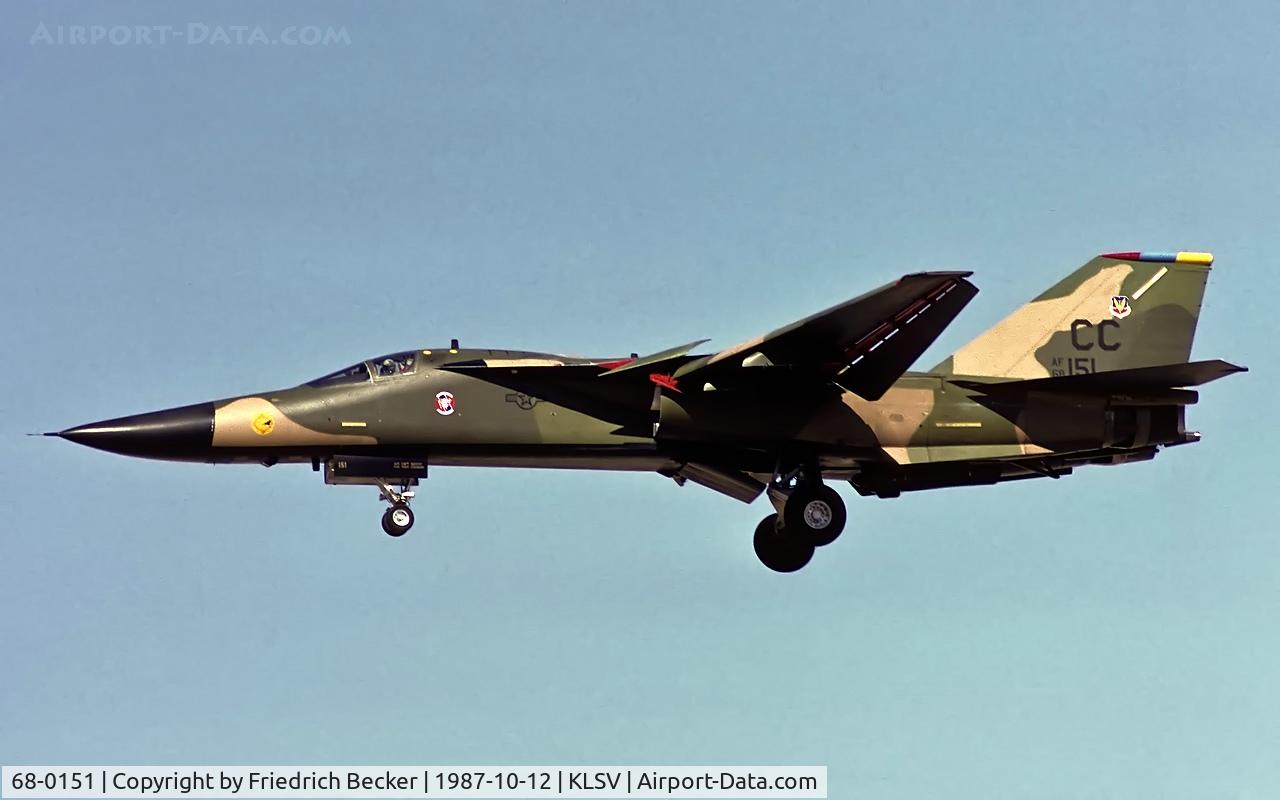 68-0151, 1968 General Dynamics F-111D Aardvark C/N A6-67, on final