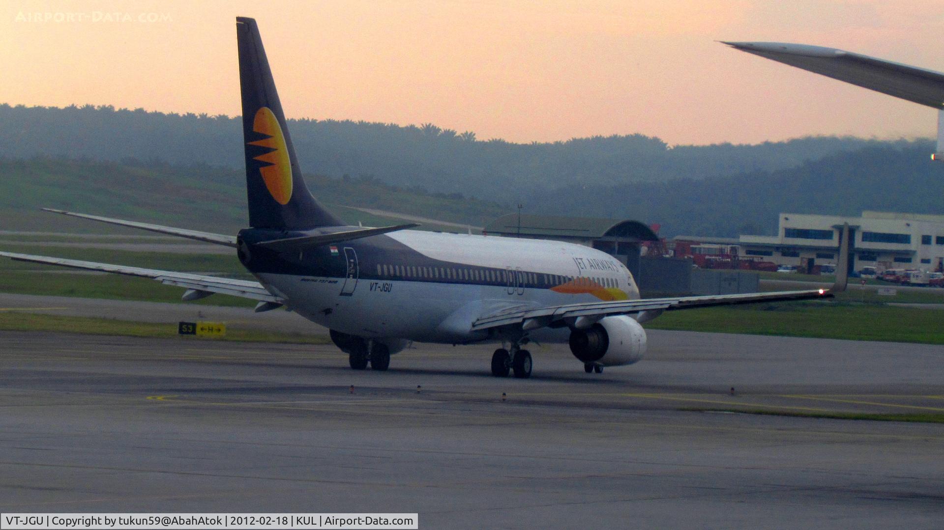 VT-JGU, 2007 Boeing 737-85R C/N 34802, Jet Airways