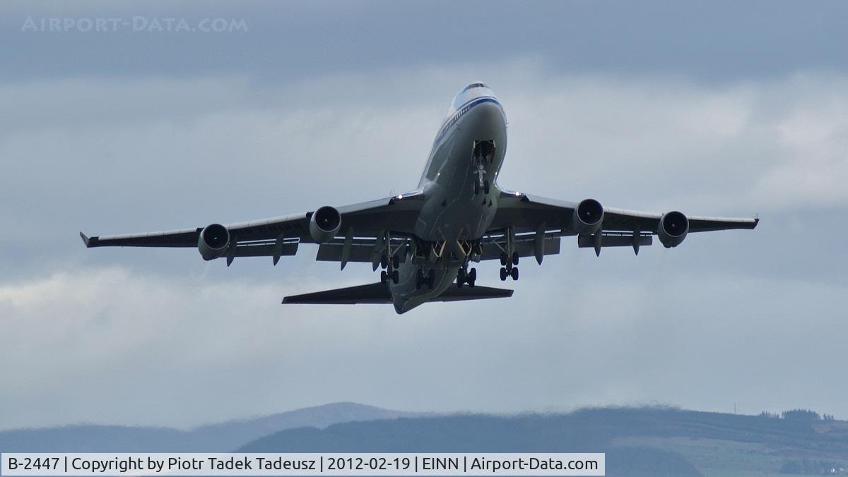B-2447, 1995 Boeing 747-4J6 C/N 25883, Chinese Vice-President Xi Jinping's plane at Shannon