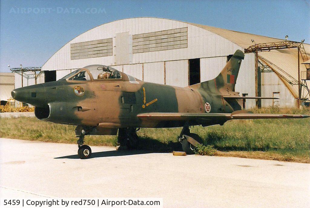 5459, Fiat G-91R/3 C/N D551, Photograph by Edwin van Opstal with permission. Scanned from a color print.