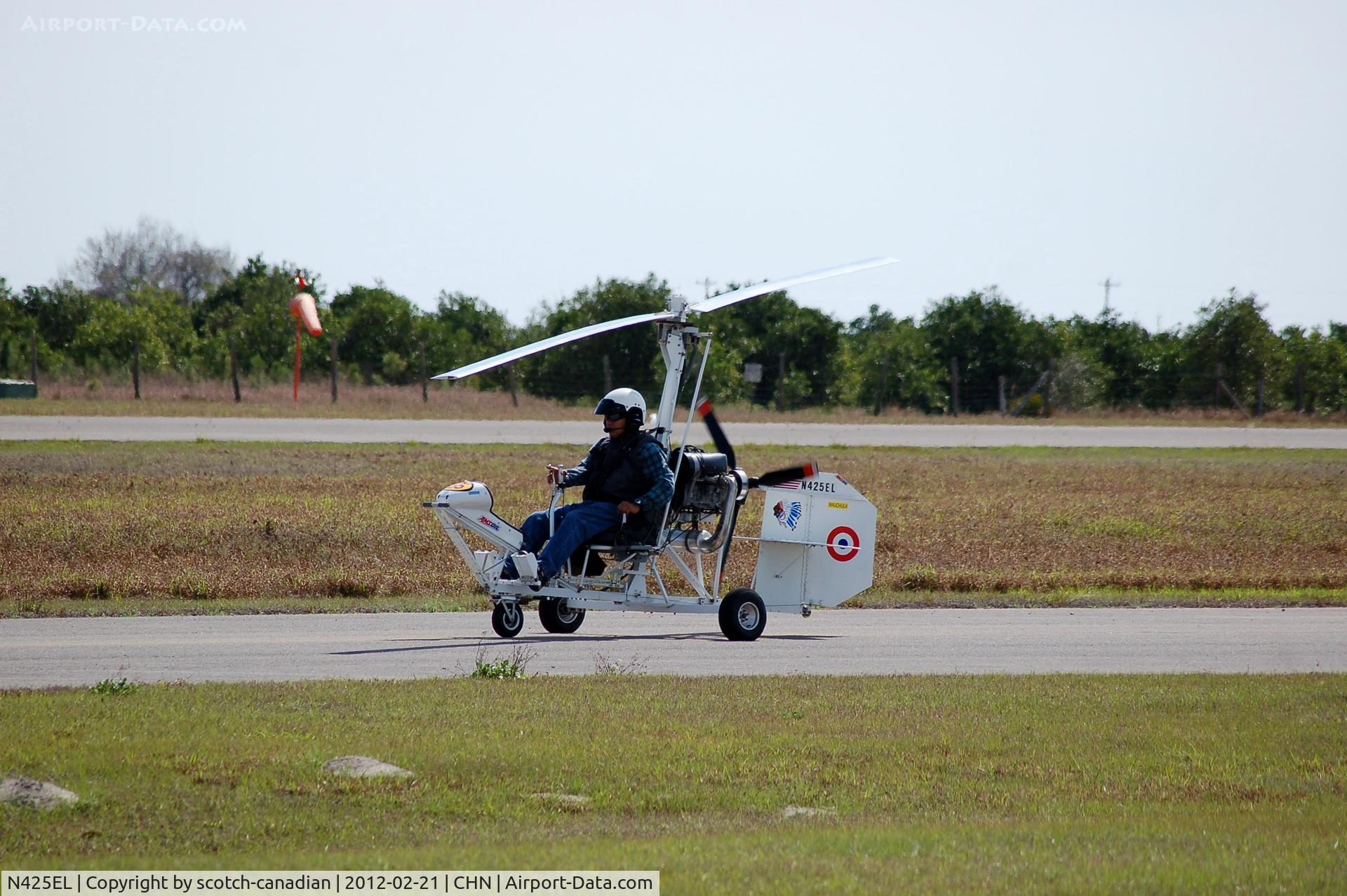 N425EL, Ken Brock KB-2 C/N C2552, Ramos Moquito Duatin, Ken Brock KB2 Gyrocopter N425EL at Wauchula Municipal Airport, Wauchula, FL