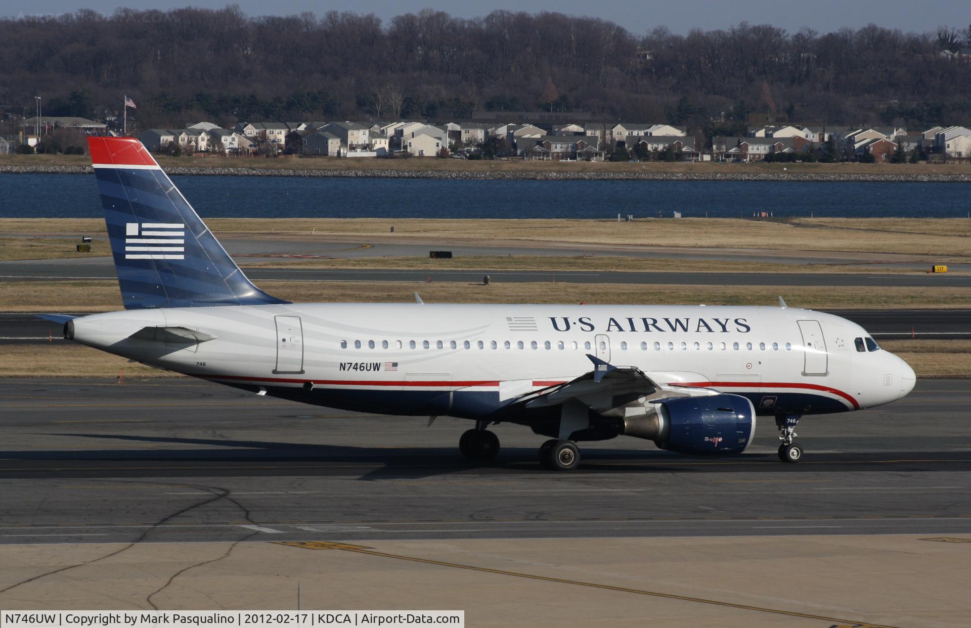 N746UW, 2000 Airbus A319-112 C/N 1297, Airbus A319