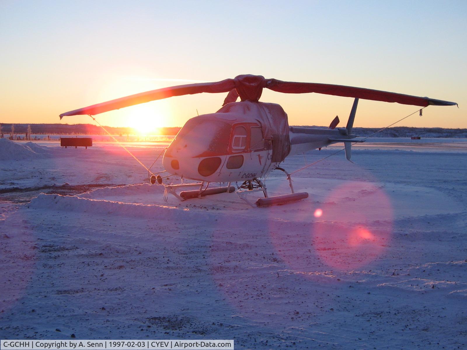C-GCHH, 1991 Aerospatiale AS-350B-2 Ecureuil C/N 2461, Cold cold cold