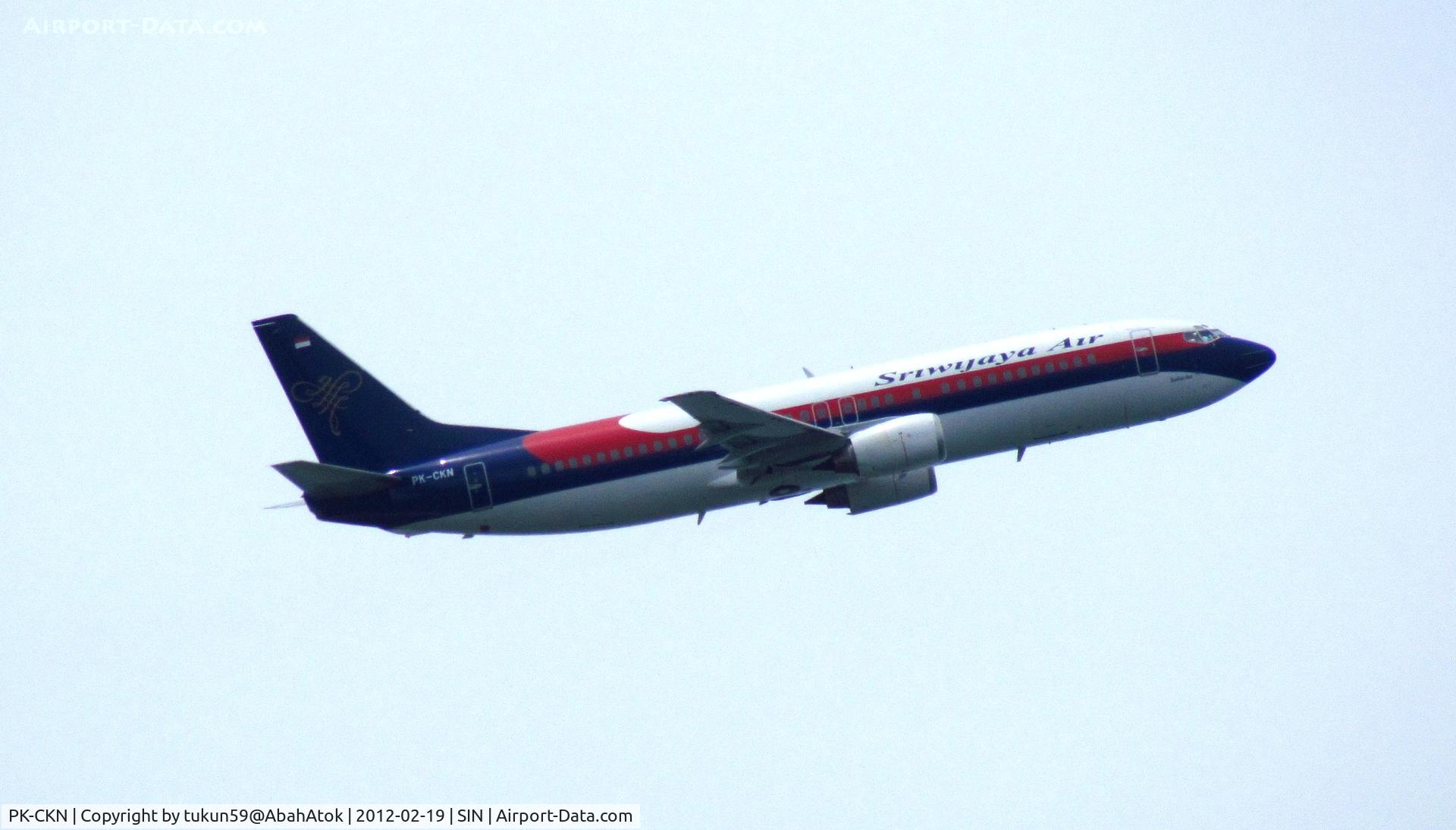 PK-CKN, 1992 Boeing 737-4Q8 C/N 26281, Sriwijaya Air