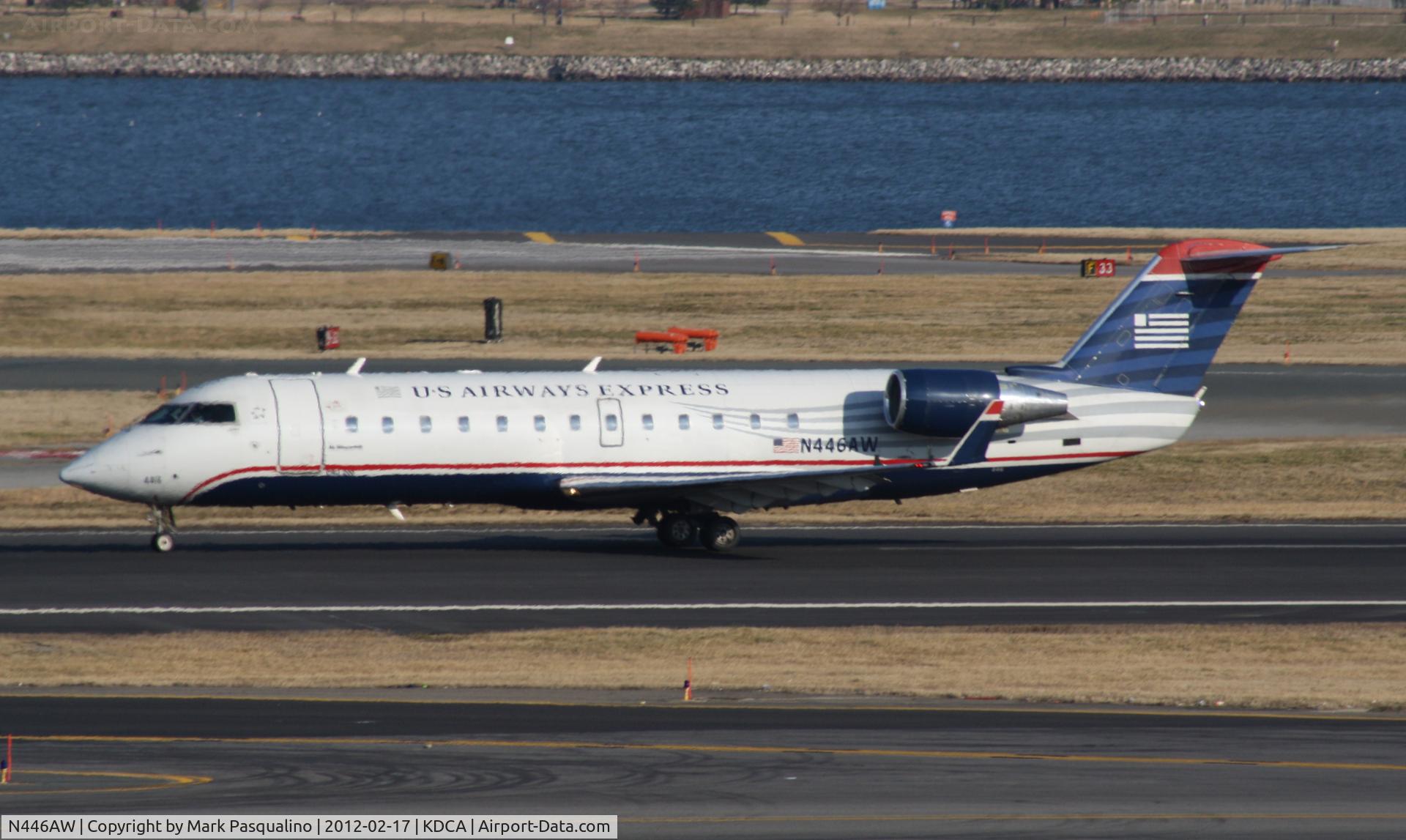 N446AW, 2003 Canadair CRJ-200LR (CL-600-2B19) C/N 7806, CL-600-2B19