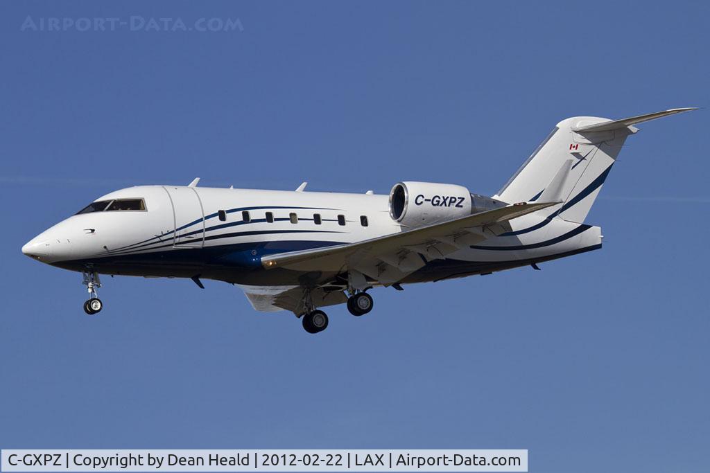 C-GXPZ, 1998 Canadair Challenger 601-3R (CL-600-2B16) C/N 5166, Chartright Air Group 1998 Canadair CL-600-2B16 Challenger 601-3R C-GXPZ from Dallas Love Field (KDAL) on short final to RWY 25L.
