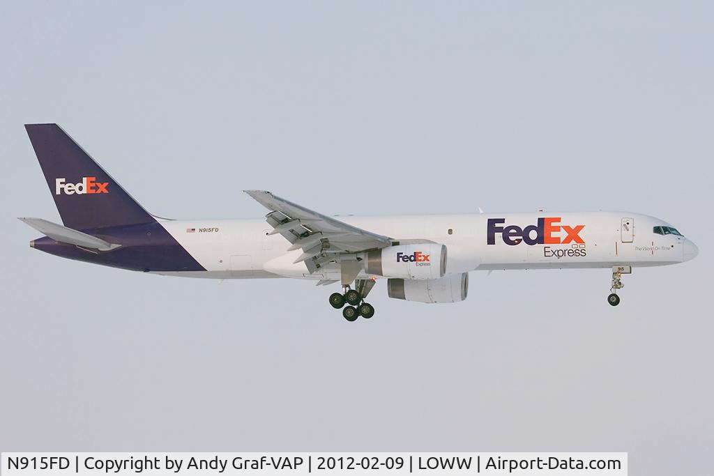 N915FD, 1988 Boeing 757-236 C/N 24120, Fedex 757-200