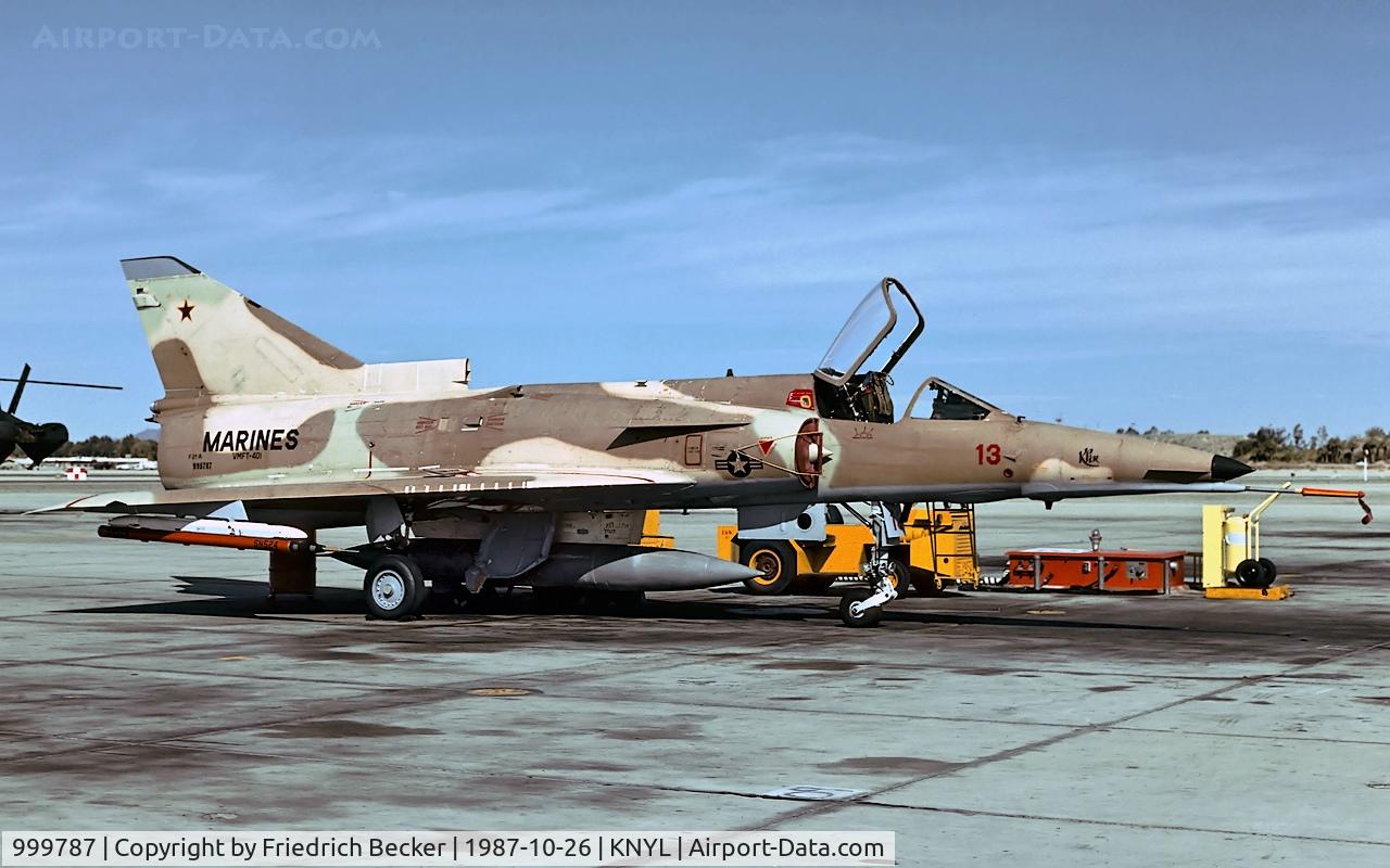 999787, Israel Aircraft Industries IAI F-21A Kfir C/N Not found 999787, flightline at MCAS Yuma