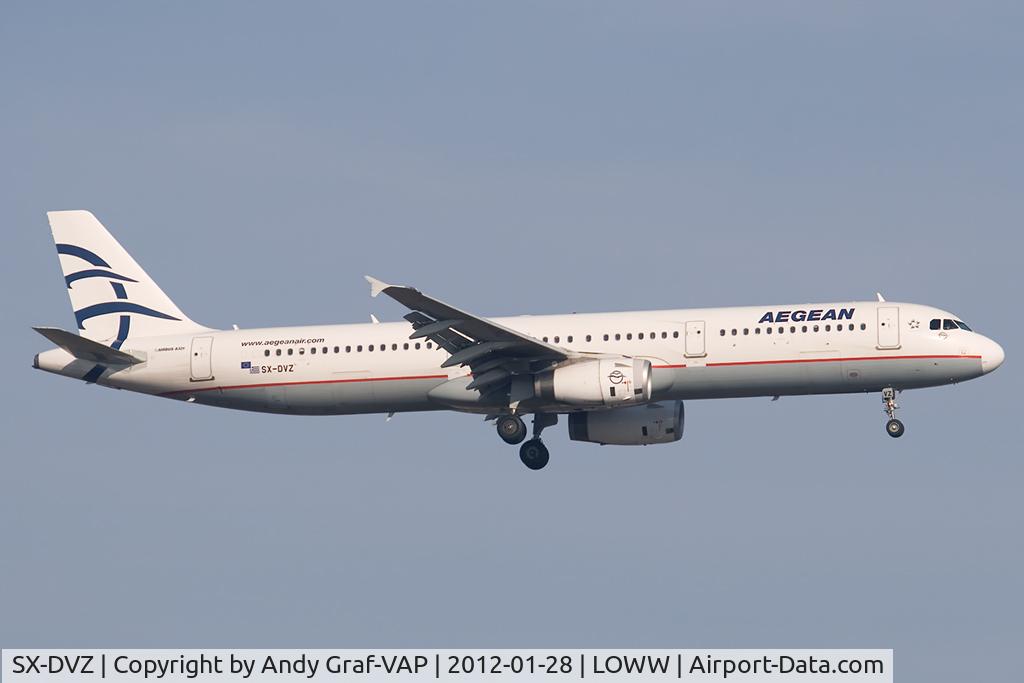 SX-DVZ, 2009 Airbus A321-231 C/N 3820, Aegean A321