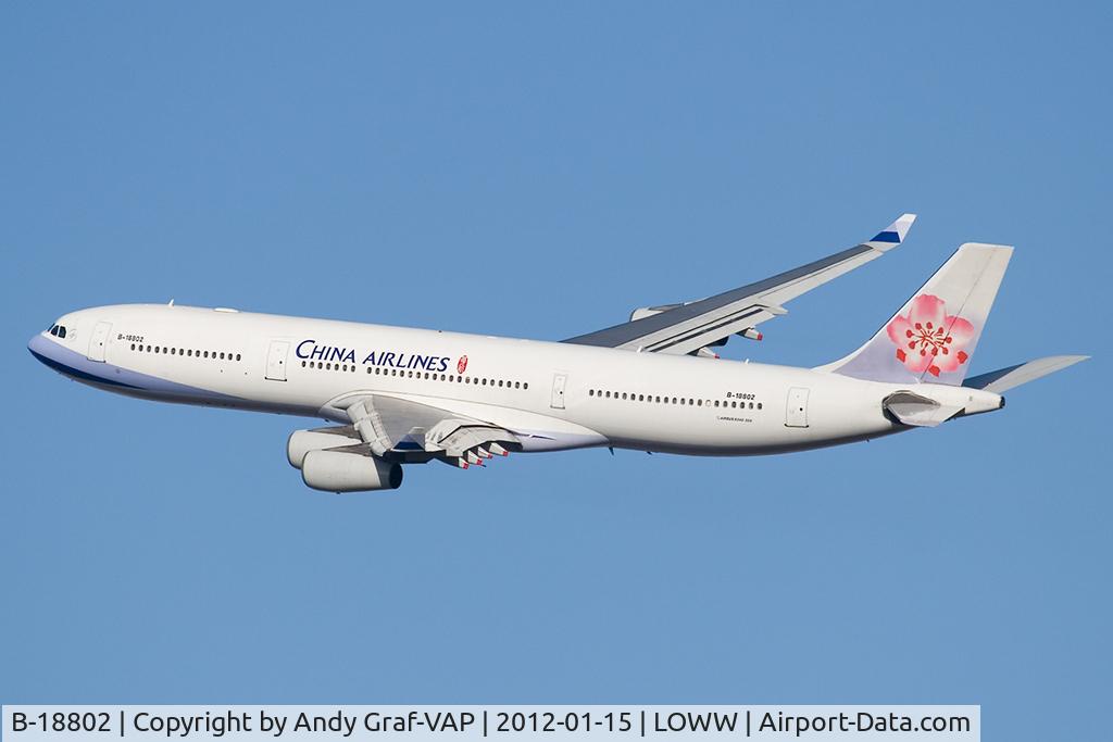 B-18802, 2001 Airbus A340-313X C/N 406, China Airlines A340-300