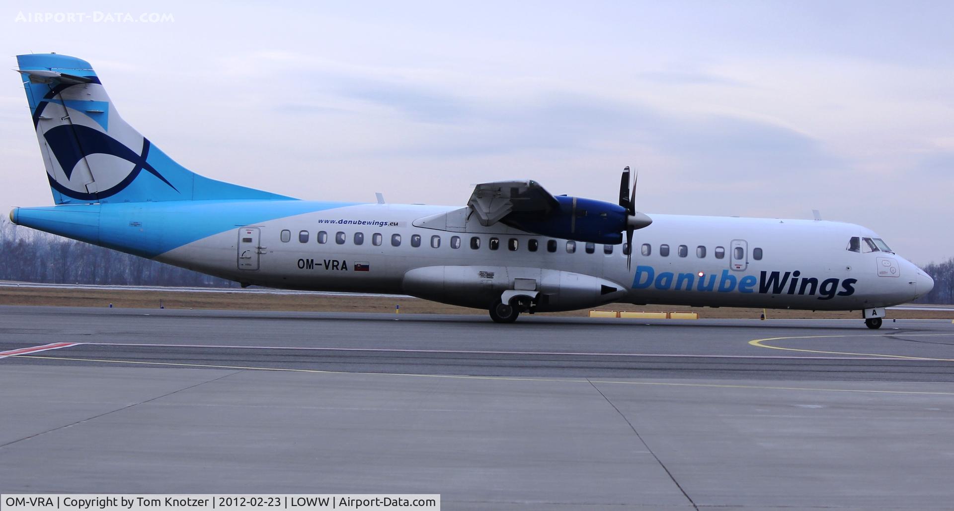 OM-VRA, 1993 ATR 72-202 C/N 373, LOWW-WEST