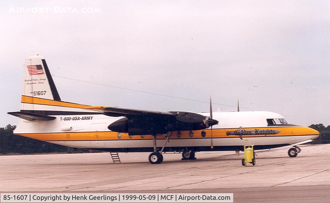 85-1607, 1983 Fokker C-31A (F27-400M) Troopship C/N 10653, MacDill AFB Open Day

US Army Golden Knights Para Team