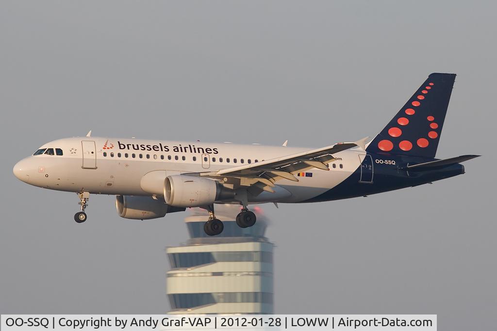 OO-SSQ, 2009 Airbus A319-112 C/N 3790, Brussels Airlines A319