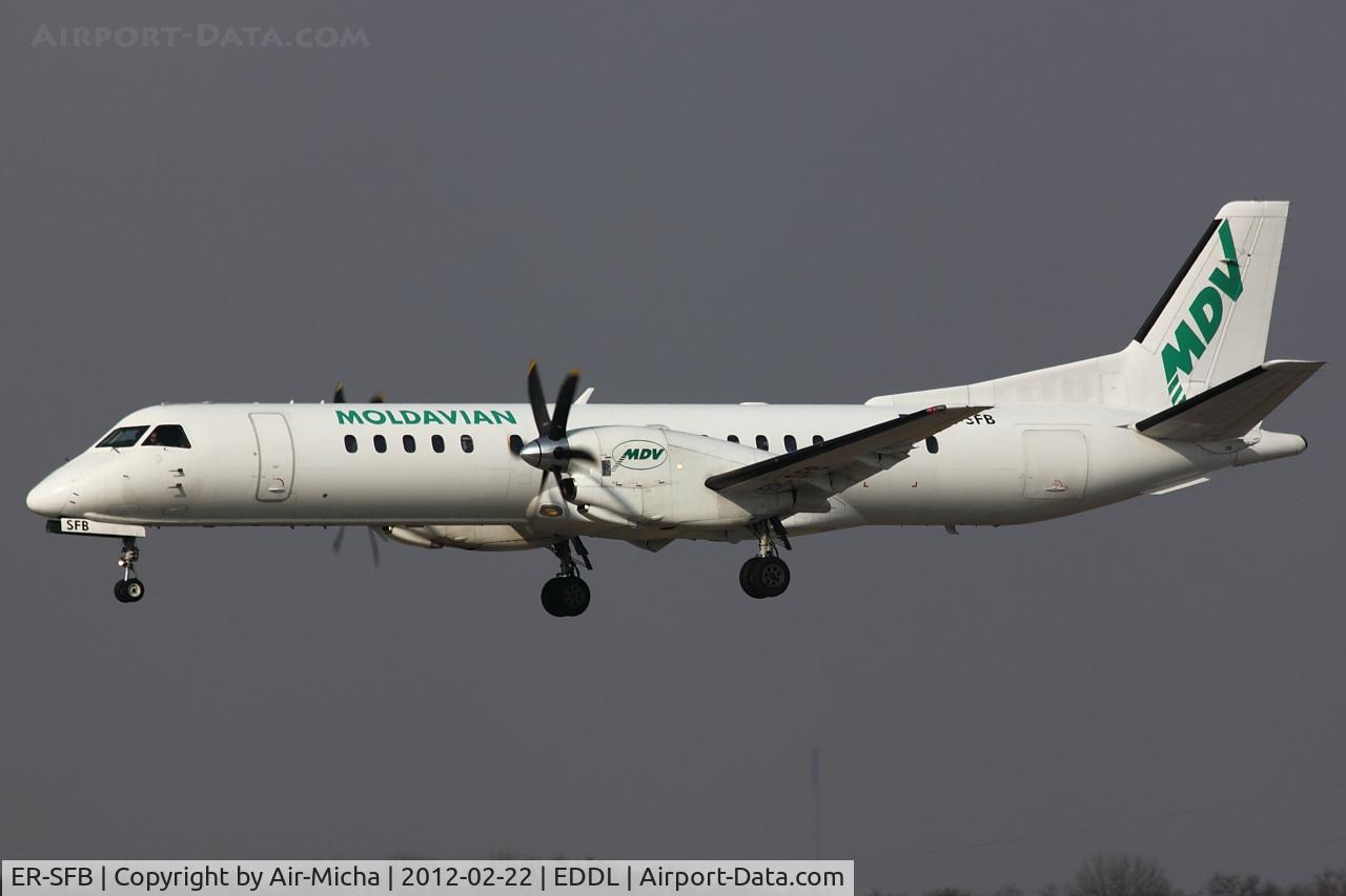 ER-SFB, 1995 Saab 2000 C/N 2000-022, Moldavian Airlines