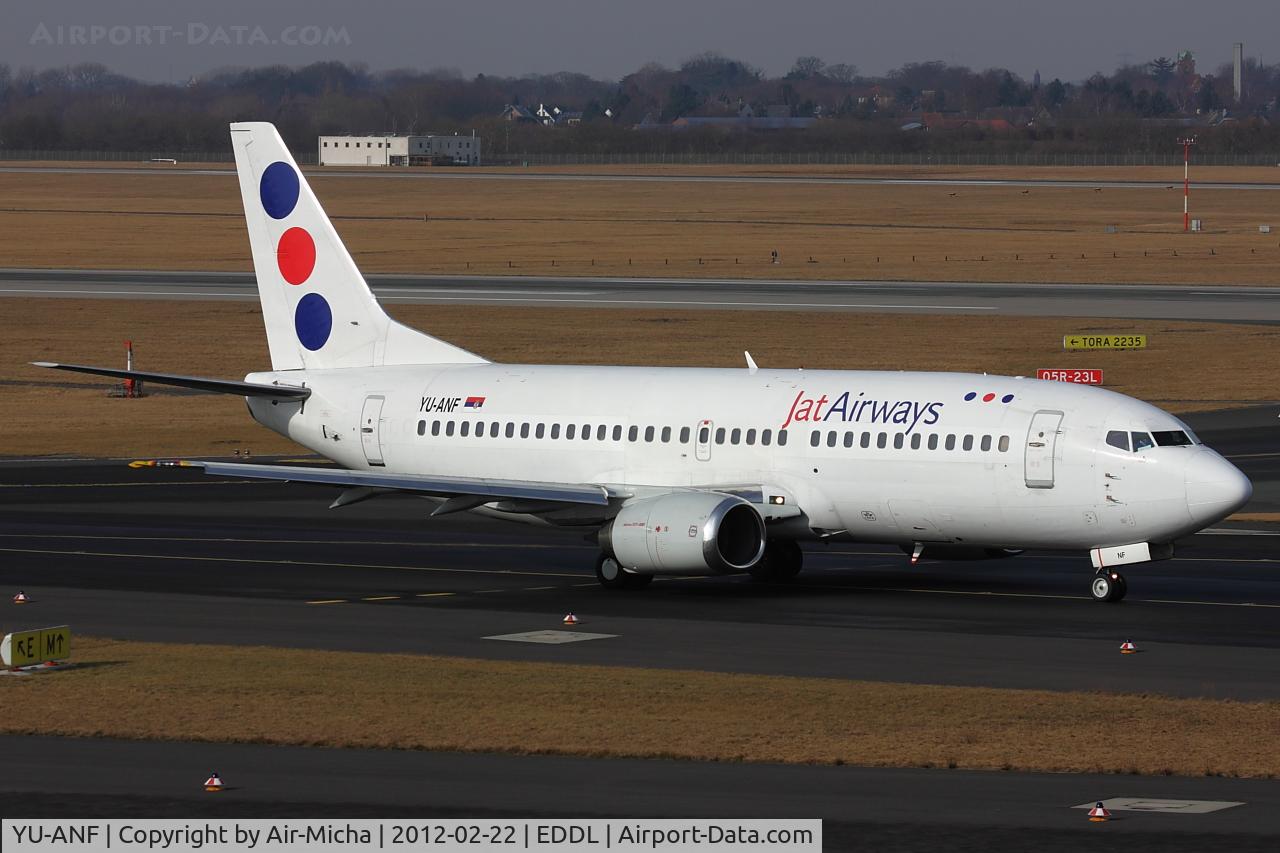 YU-ANF, 1985 Boeing 737-3H9 C/N 23330/1136, JAT Airways