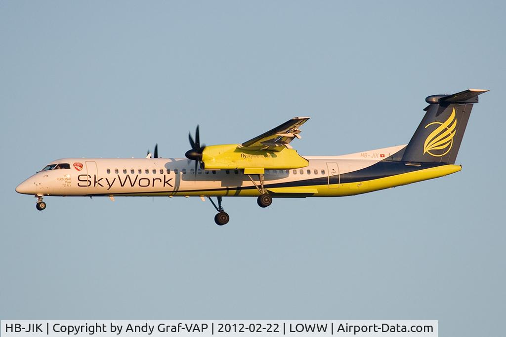 HB-JIK, 2009 Bombardier DHC-8-402 Dash 8 C/N 4265, Skywork DHC8-400